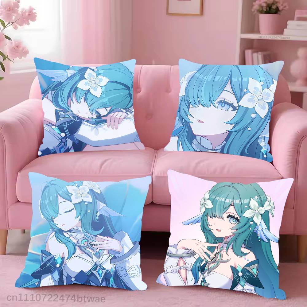 Home.Textiles Cushion - Genshin Impact 7.1 Vodyanitsa Yastık Kılıfı