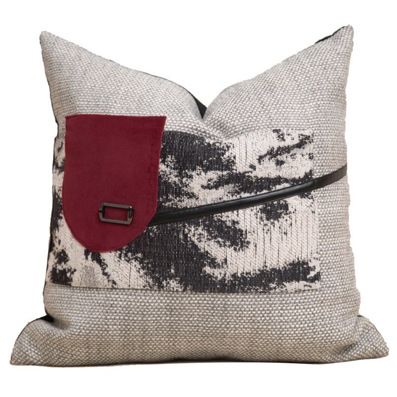 Pillow Cover 20X20 - Lüks minder örtüsü Çin Mürekkep Yıkama