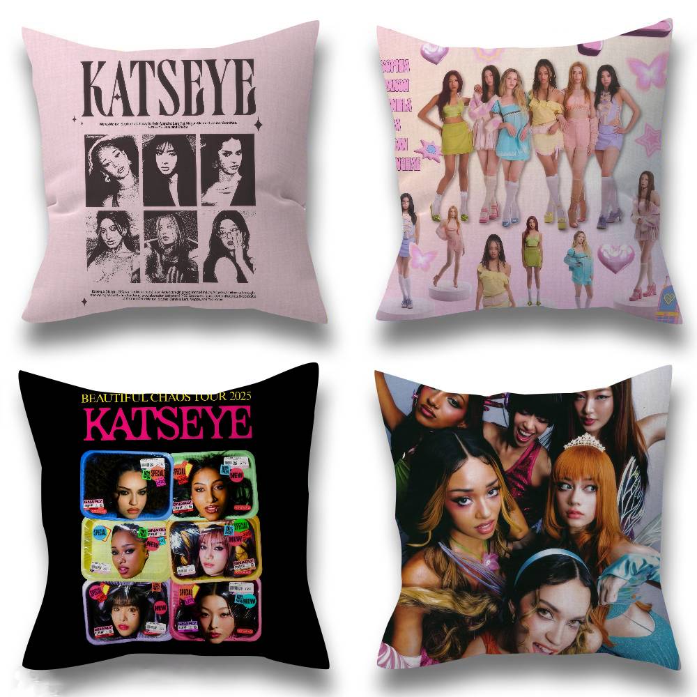 Home.Textiles Cushion - Kpop Hot Girl K-KATSEYE Yatak Odası
