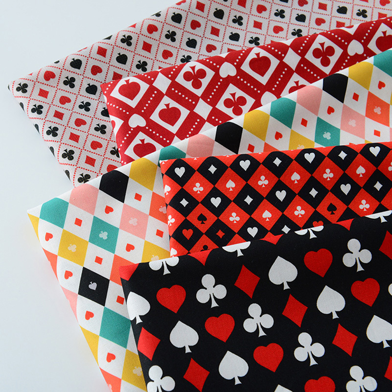 Home Textiles Products - Ins Poker Elemanı Pamuk Dijital Baskı
