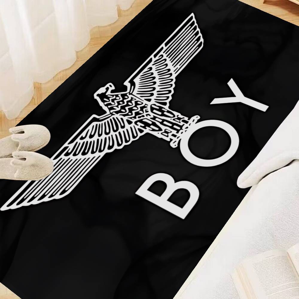Home Textiles London - Klasik B-Boy L-London Logo Zemin Matı