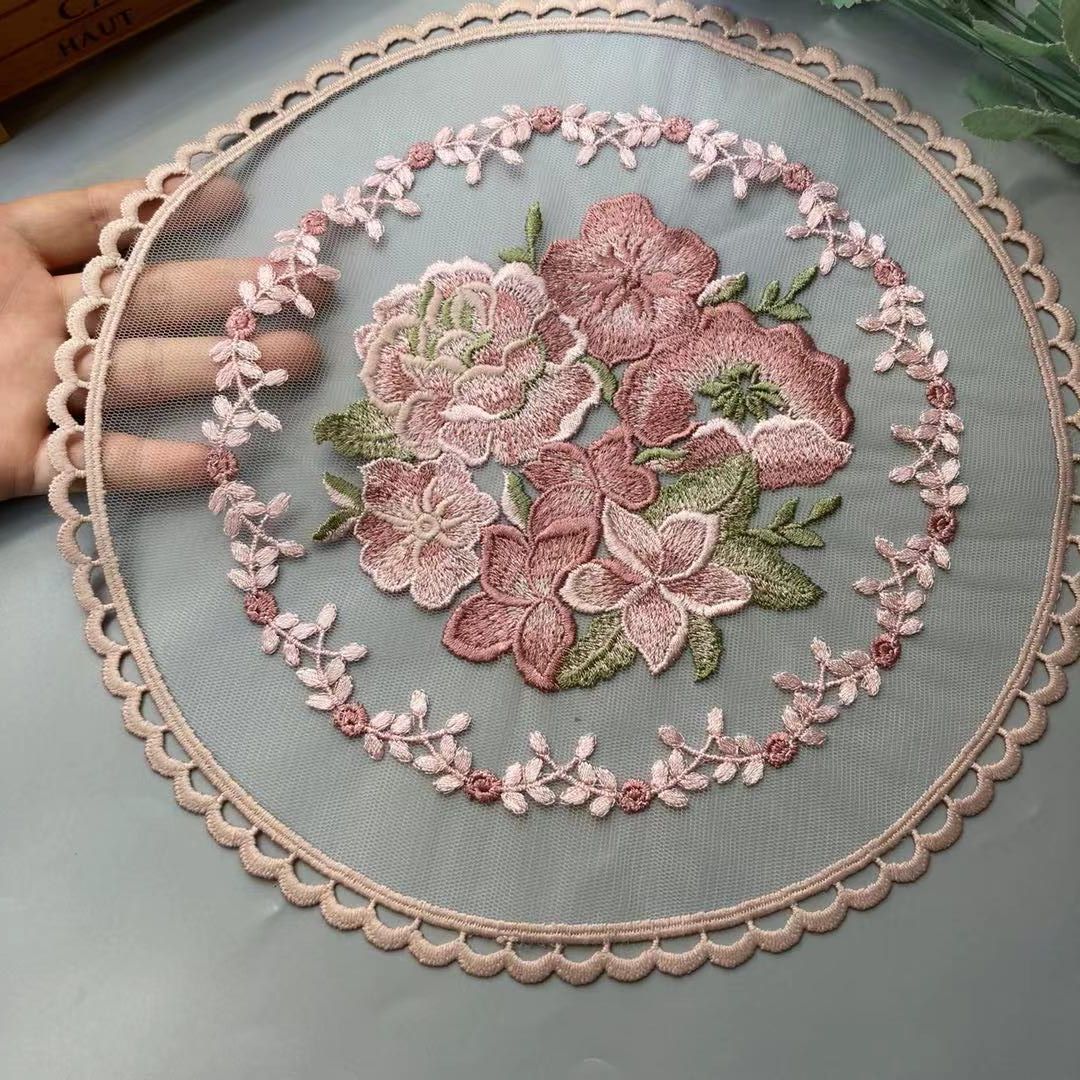 28*28 cm Pembe Dantel Çiçek Ap - Home Textiles Towel incelemesi ve fiyatı