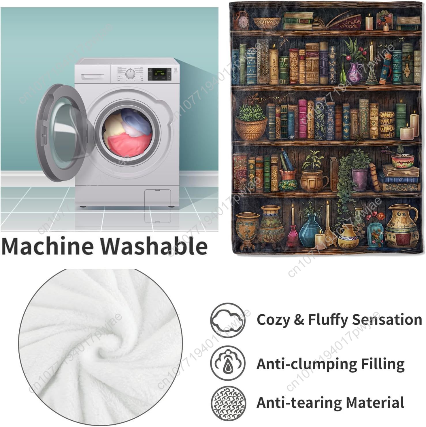 Antika Kitaplar ve Dekorlu Vin - Home Textiles Towel incelemesi ve fiyatı