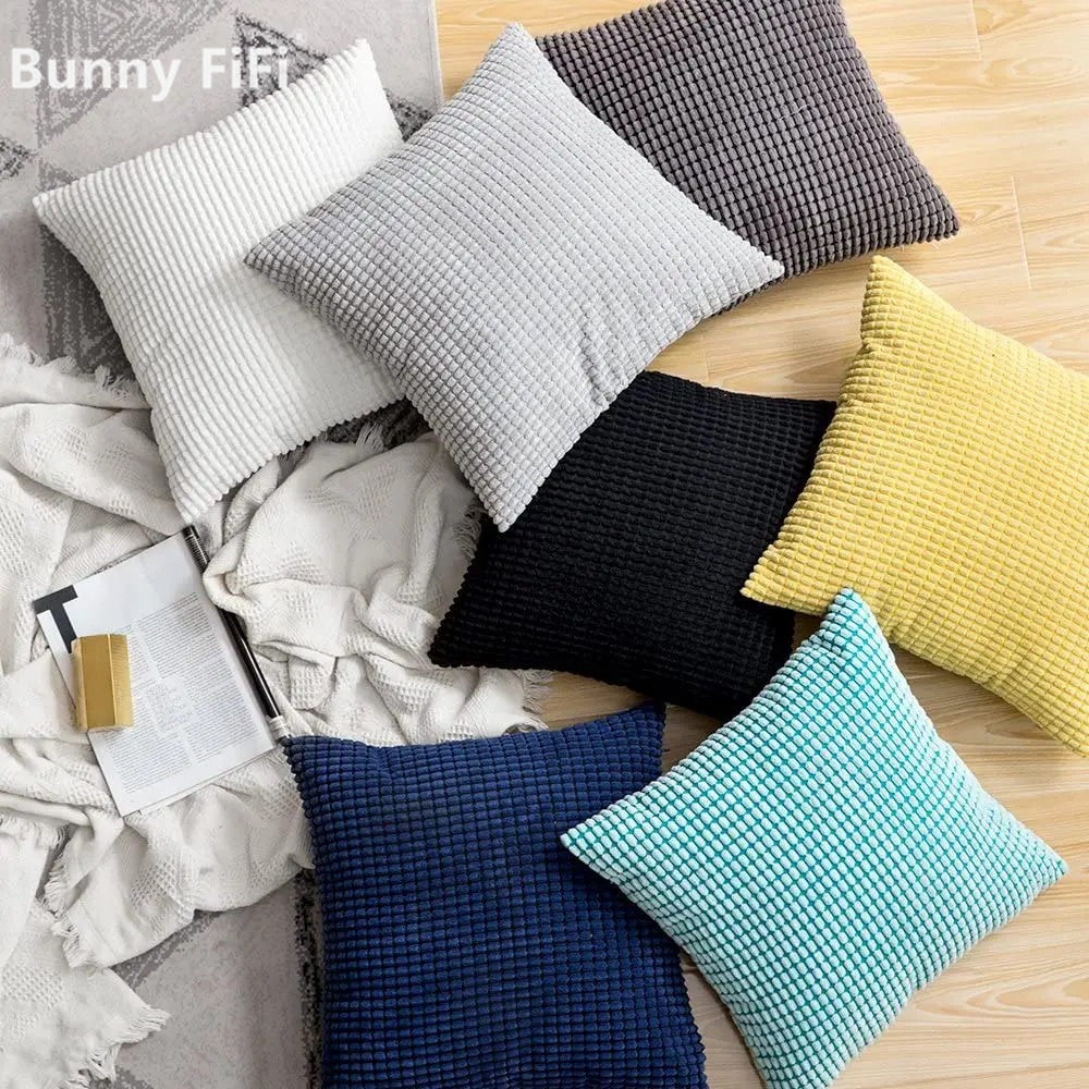 Yumuşak kadife mısır tahıl ev  - Pillow Cover 20X20 incelemesi ve fiyatı