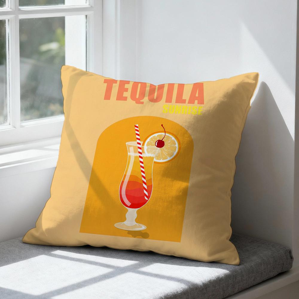 Tequila Sunrise Kokteyl Yastık - Pillow Cover 20X20 incelemesi ve fiyatı