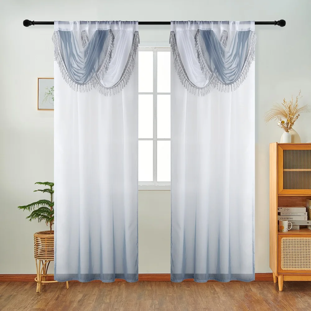 NAPEARL Mavi Perde Kafa Dalga  - Home Textiles Luxury Curtains incelemesi ve fiyatı