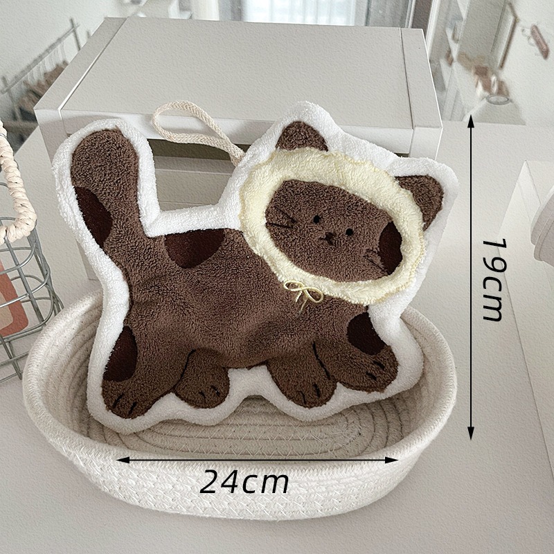 Yaratıcılık Sevimli Kedi Şekil - Home Textiles Towel incelemesi ve fiyatı