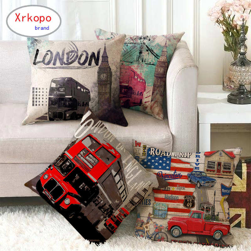 Retro Londra Tramvay Serisi Di - Home Textiles London incelemesi ve fiyatı