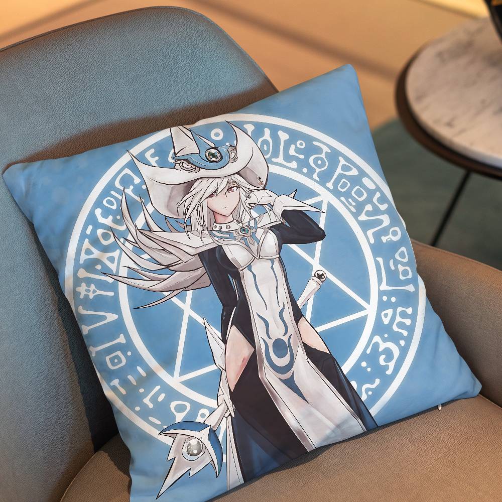 Mavi ve beyaz Sessiz Büyücü Yu - Home.Textiles Cushion incelemesi ve fiyatı