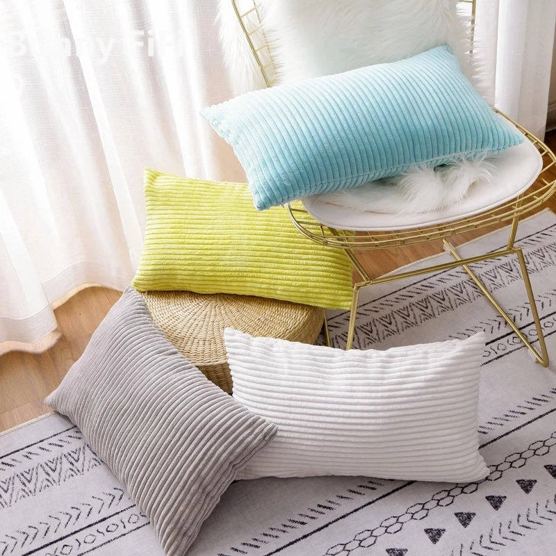Kadife çizgili minder örtüsü 3 - Pillow Cover 20X20 incelemesi ve fiyatı